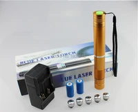 high power military blue laser pointer 100000m 100w 450nm flashlight light burning matchdry woodblackburn cigarettes hunting