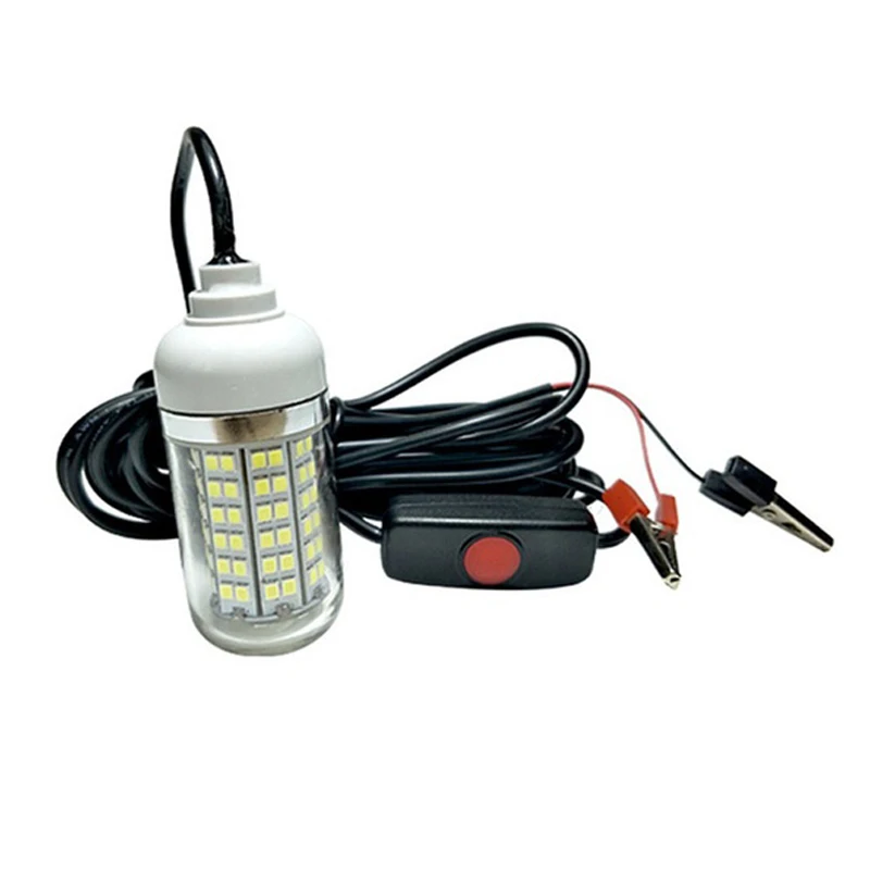 12V LED зеленый подводный погружной ночной рыболовный светильник Crappie Shad кальмар