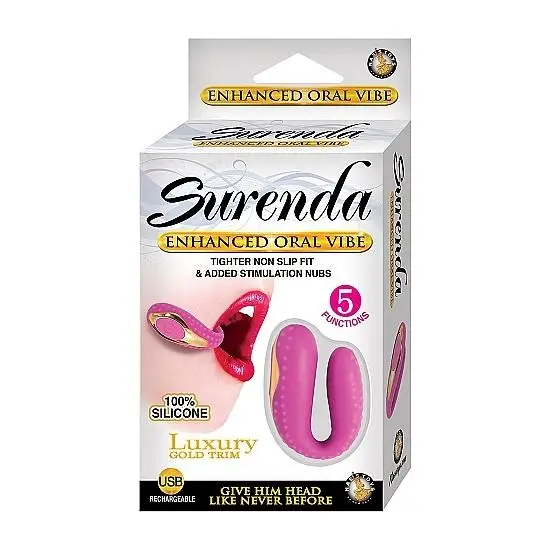 Surenda Enhanced Oral Vibrator Pink Consolator Dildo | Красота и здоровье
