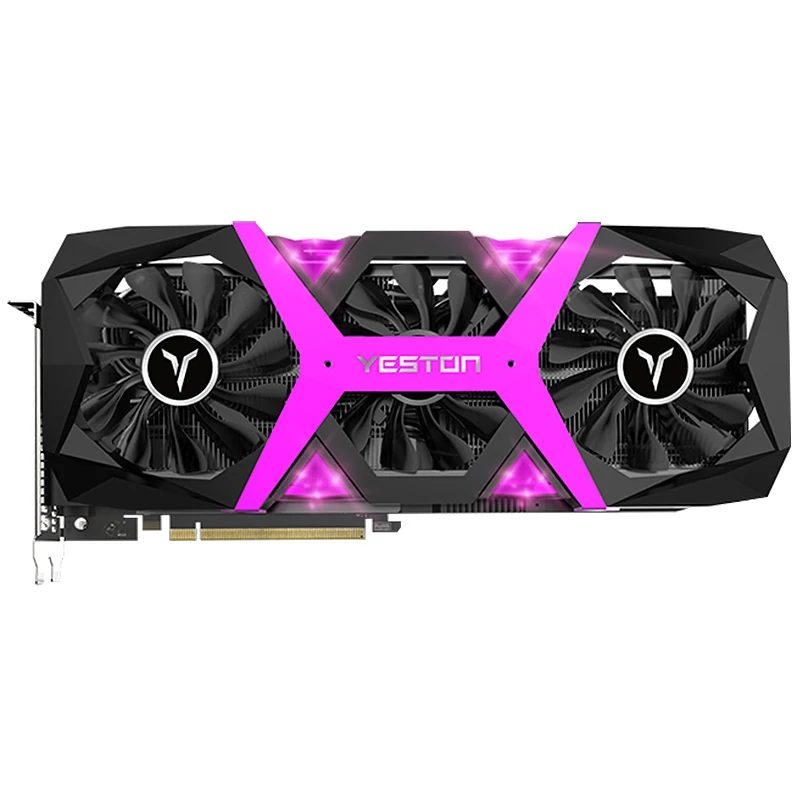 Yeston Radeon Rx580 8G Gddr5 256Bit Pci Express X16 3 0 видеоигровая видеокарта Dvi + Hdmi x Dp для рабочего