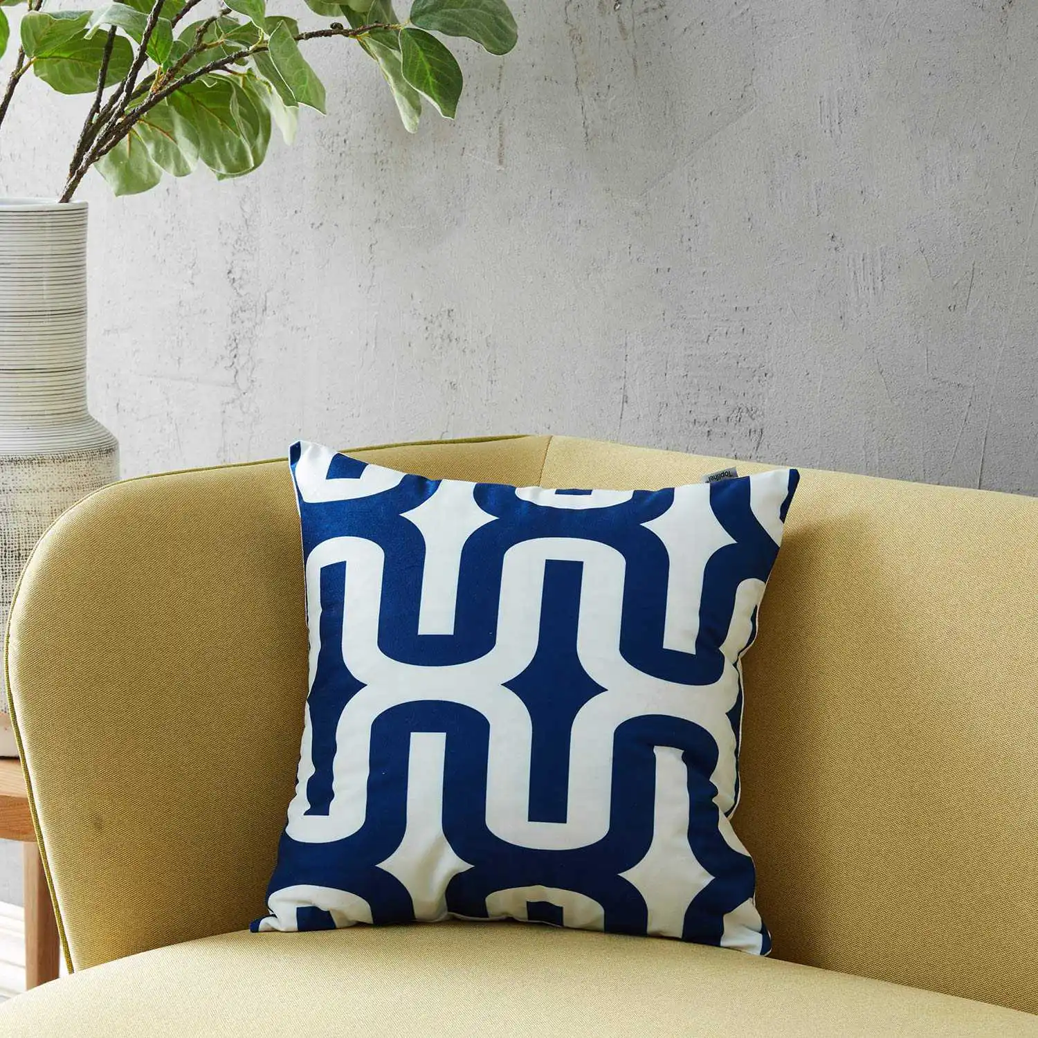 CNIM Hot Navy Color Cushion Cover 18 X Inch Decorative Square Throw Pillow Cases For Sofa Bedroom With Invisible Zipper 45 | Дом и сад