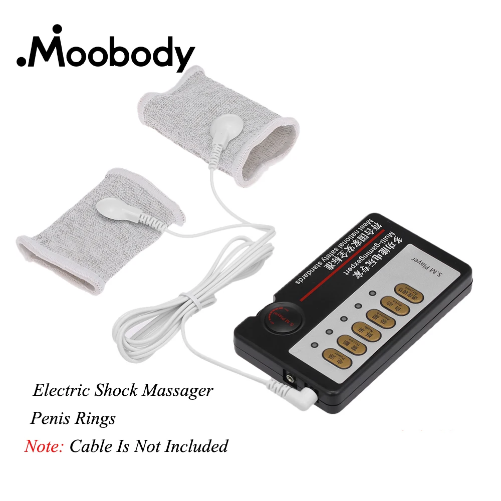 Кольцо для пениса массажер электростимуляции мужской мастурбации медицинские