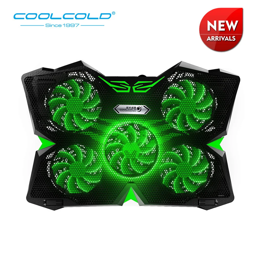 Охлаждающая подставка COOLCOLD для игрового ноутбука пять вентиляторов