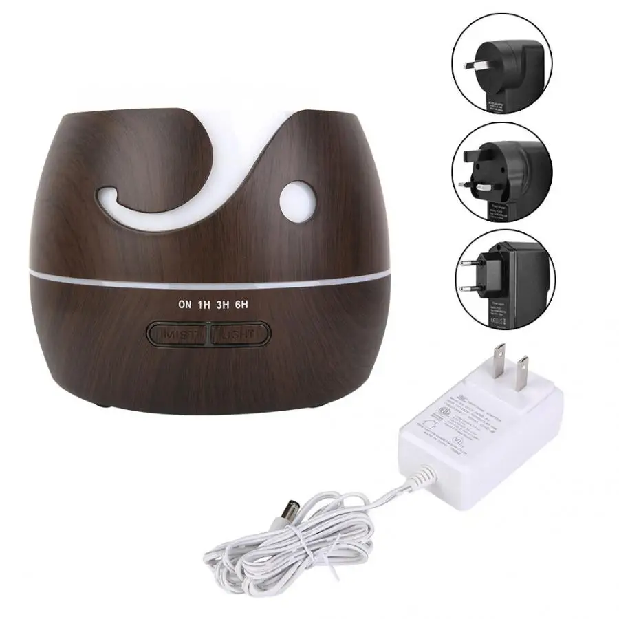 

110-240V Diffusore Oli Essenziali Air Humidifier Aroma Essential Oil Diffuser for Home Mist Maker with LED Humidificadores