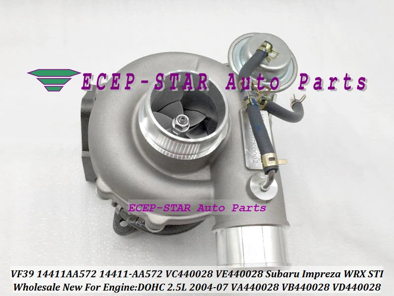 Турбо VF39 14411AA572 14411 AA572 VA440028 VB440028 VC440028 VD440028 для Subaru Impreza WRX STI EJ25 DOHC 2.5L 04