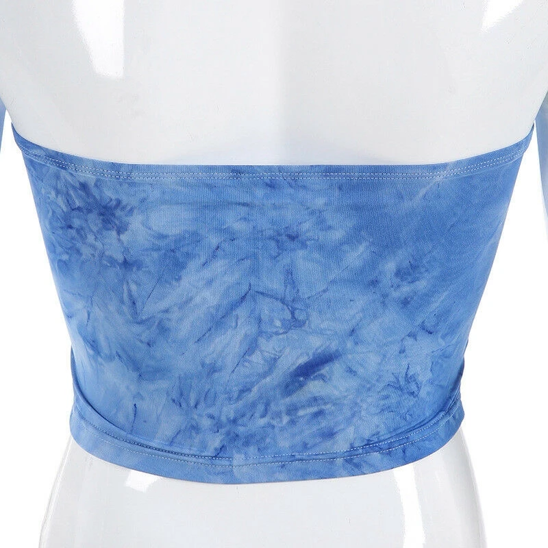 2019 Новый Для женщин с открытыми плечами без бретелек платье рукавов рисунком для