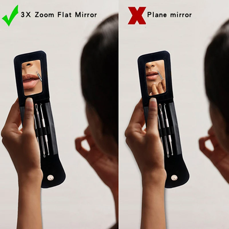 5 шт./компл. Пинцет для прыщей удаление комедонов набор игл удаления угрей черная