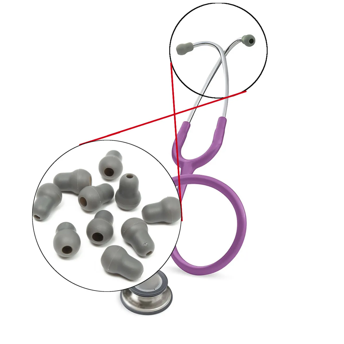 10 шт. супер удобные и мягкие беруши для стетоскопа Littmann Stethoscope|Стетоскоп| |