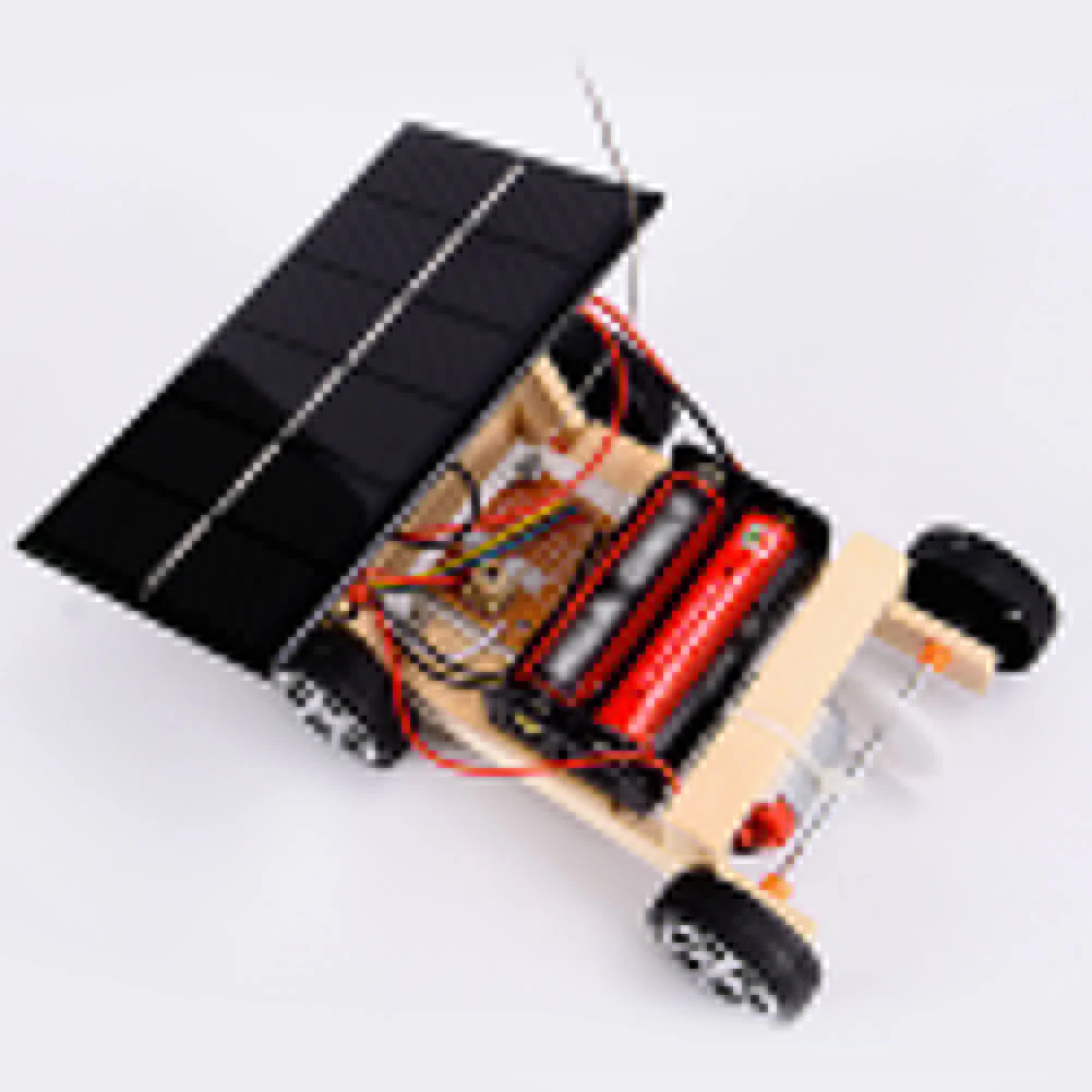 Сборка RC игрушки DIY Мини Деревянный автомобиль беспроводной пульт