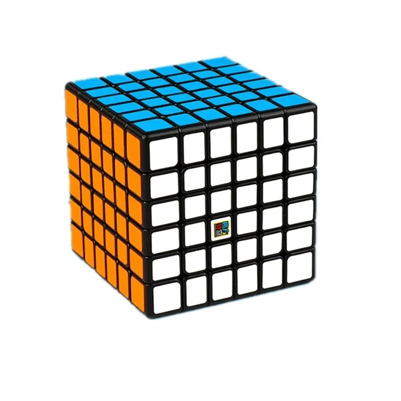 MoYu поступление Cubing классных 6 слоев MF6 6x6x6 куб черный/Stickerless MF Головоломка Куб