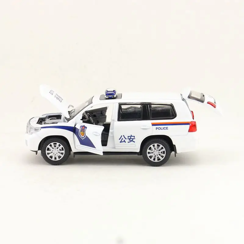 Масштаб 1:32/литая металлическая Игрушечная модель/Toyota Land Cruiser SUV Police/автомобиль со