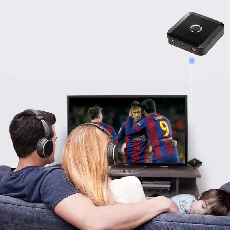 Bluetooth передатчик и приемник 2 в 1 беспроводной аудио адаптер музыкальный