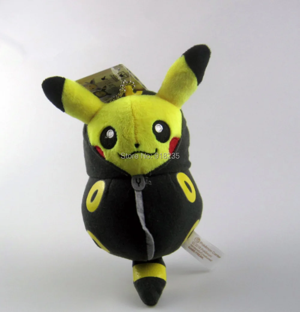 6 шт. Пикачу косплей Sylveon Charizard Umbreon Espeon vaporion 15 см плюшевый брелок подвеска спальный