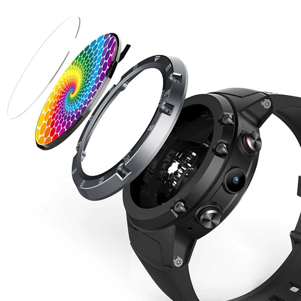 Zeblaze Тор 4 плюс 4G Smartwatch телефон 1 дюймов Android часы Global Bands SmartWatch gps/ГЛОНАСС ядра с 5.0MP