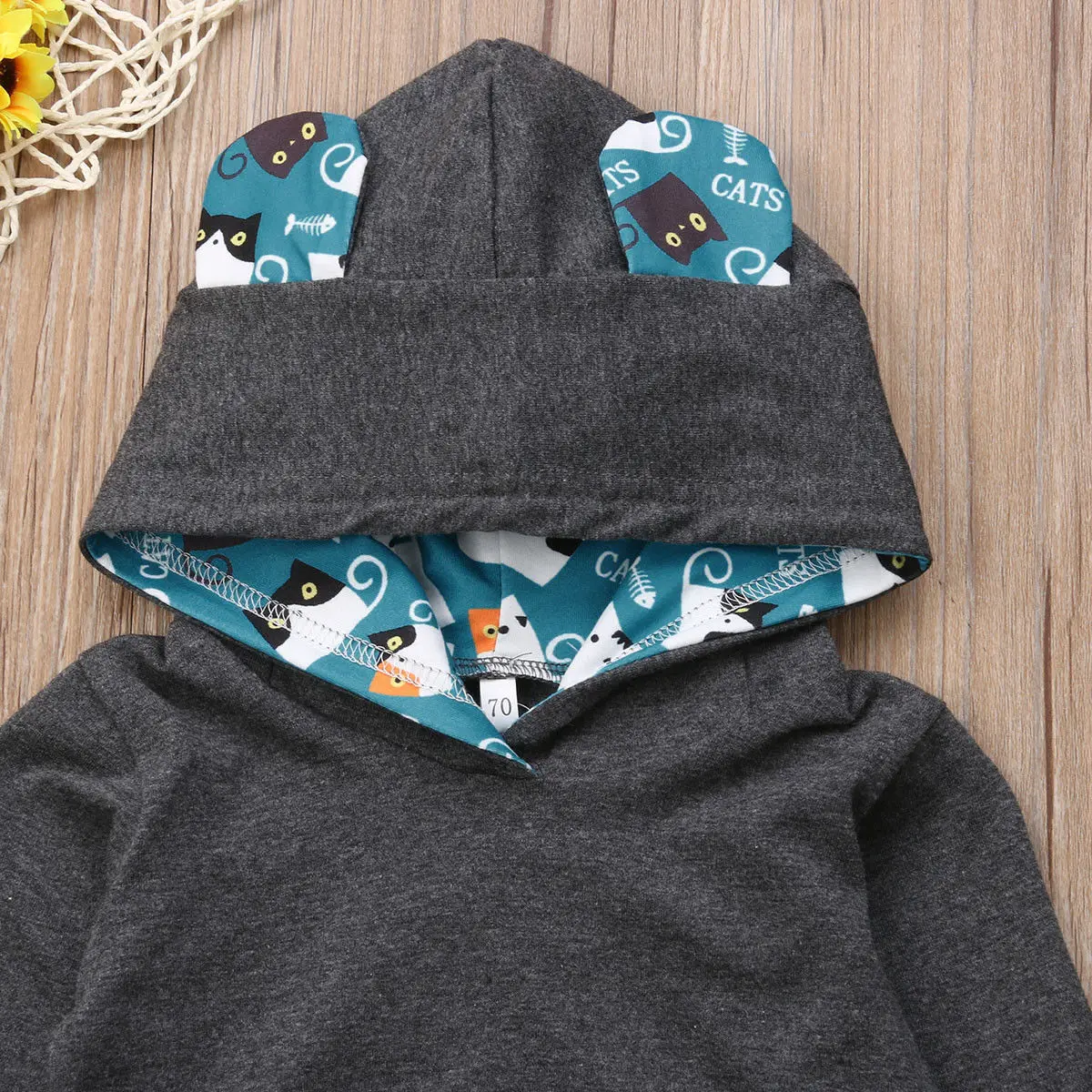 Pudcoco Baby Set 0-24M USA Newborn Kid Boy Girl Clothes Hooded Tops + Pants Outfits Tracksuit | Детская одежда и обувь