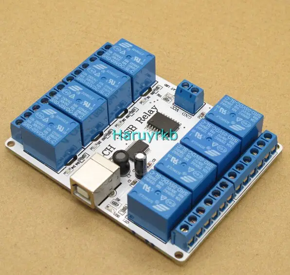 8ch dc 12V релейный модуль USB Opto couple для ПК компьютера r3 Robotics|Интегральные схемы| |