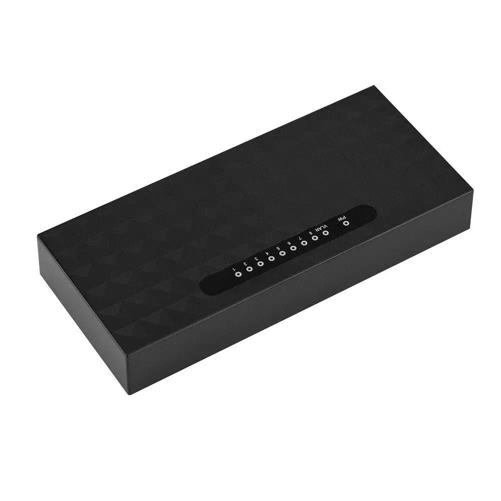 Мини Lan Poe Ethernet сетевой настольный коммутатор 8 портов 10/100 Мбит/с быстрый интернет