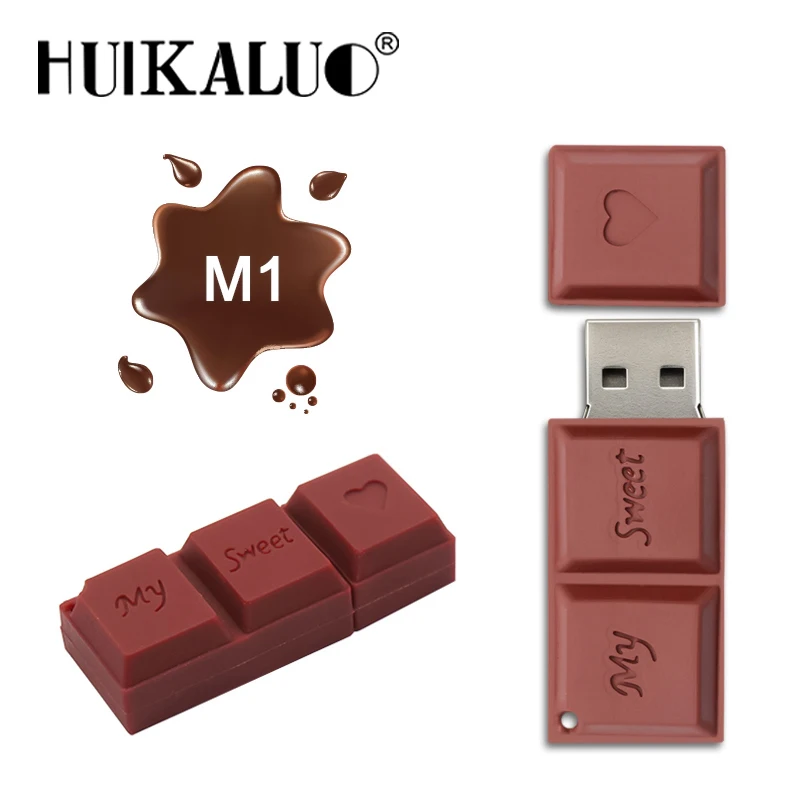 2019 Новый шоколадный флеш-накопитель 32 Гб 64 ГБ USB 4 8 16 флеш-память Флешка диск карта