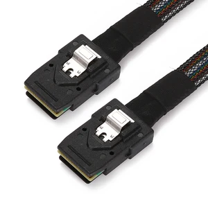 Xiwai SF-001-1M Internal SFF 8087 Mini SAS 36 Pin to Mini SAS SFF 8087 RAID Server Cable 50cm 70cm Xiwai SF-001-1M Internal SFF 8087 Mini SAS 36 Pin to Mini SAS SFF 8087 RAID Server Cable 50cm 70cm