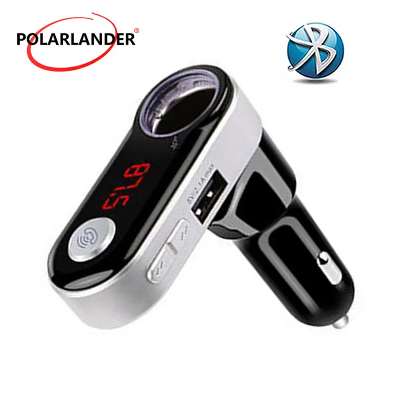 New Smartphone BluetoothMP3 Player Handsfree Car Kit Dual USB Charger FM Transmitter with Micro SD/TF Card Reader | Автомобили и