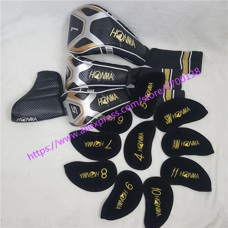 Новинка Honma чехлы на голову для гольф клуба водителей Fairway Woods #1 #3 #5 Утюги # 4 11AS