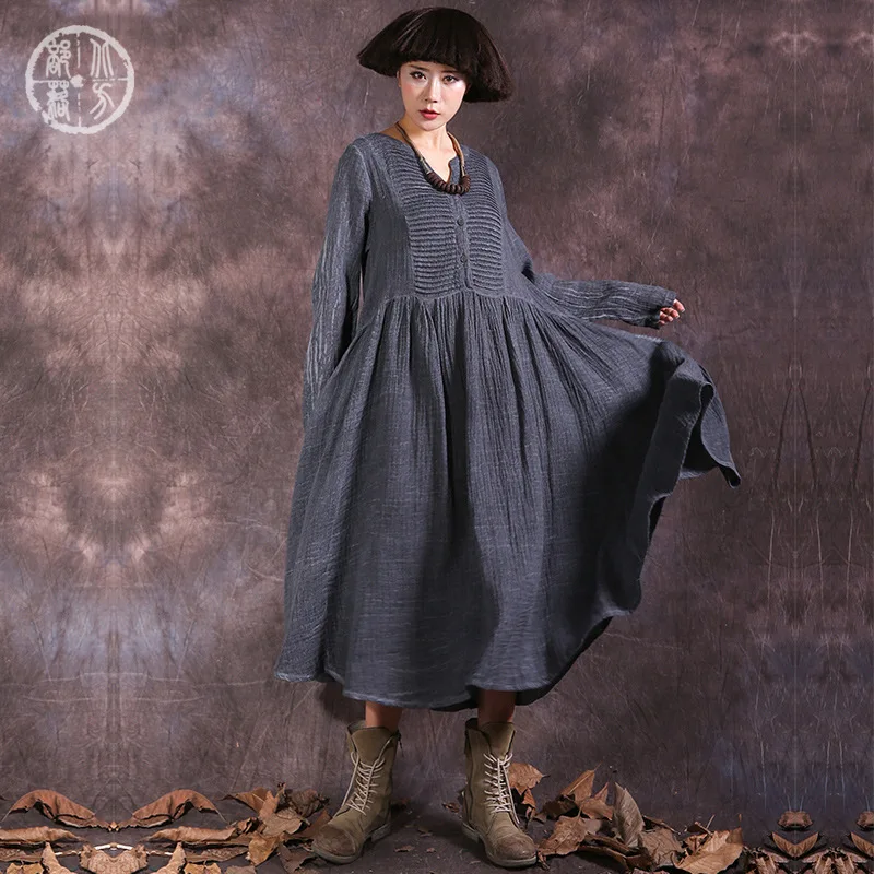 Buykud женское платье большого размера хлопок белье Vestido 2019 весенние женские