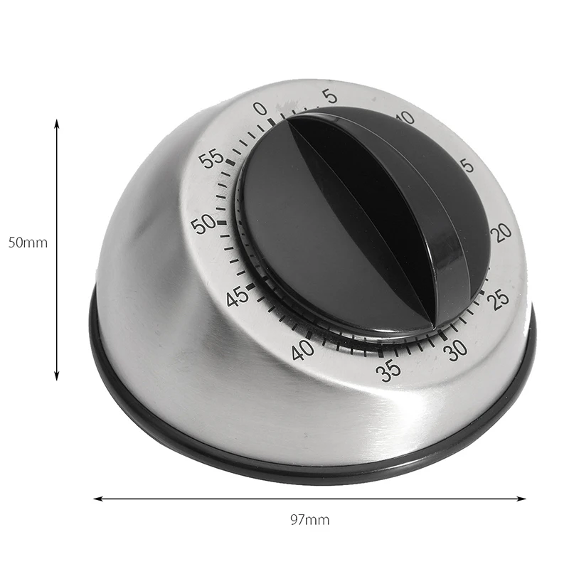 Kitchen Timer 60-Minutes Mechanical Countdown Wind Up Alarm Clock Home Cooking Tools | Дом и сад