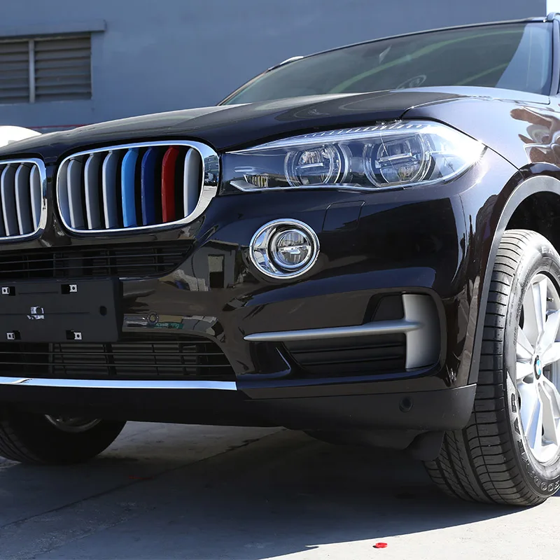 Для BMW X5 F15 2014 2017 ABS Хромированная передняя противотуманная фара декоративная