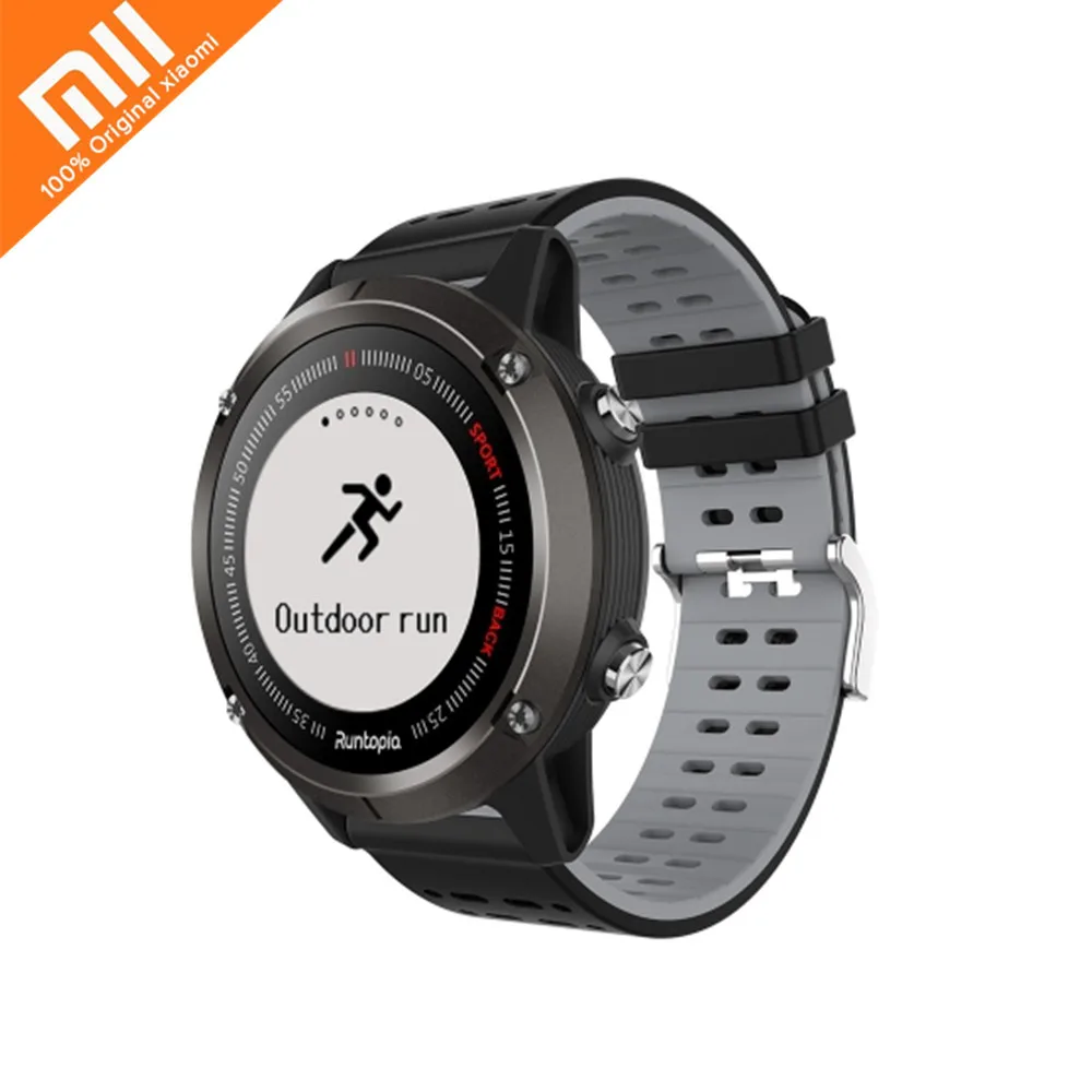 Смарт часы Xiaomi Runtopia S1 водонепроницаемые спортивные с GPS + GLONASS двумя звездами