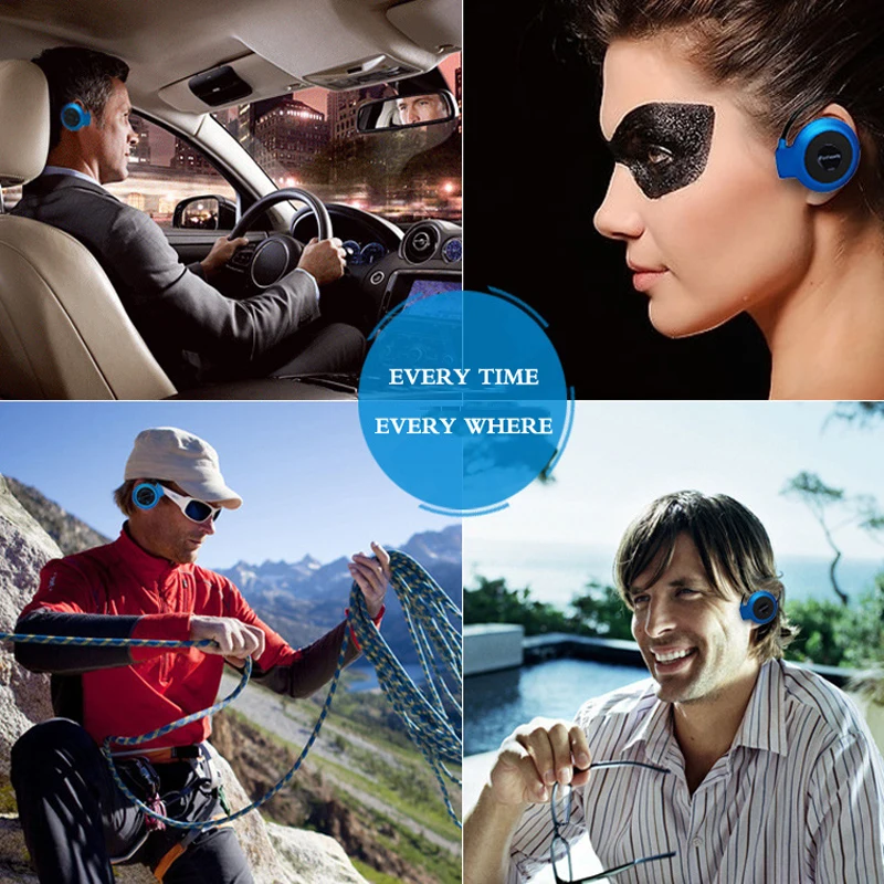 Bluetooth гарнитура Ottwn Mini 503 с голосовым управлением Спортивная эластичная складная