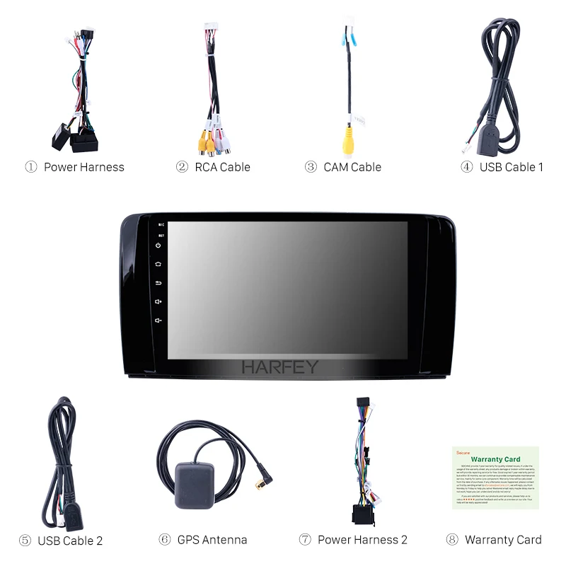 Автомагнитола Harfey OEM система GPS навигации для Mercedes Benz R Class W251 R280 R300 R320 R350 R63 2006 2013