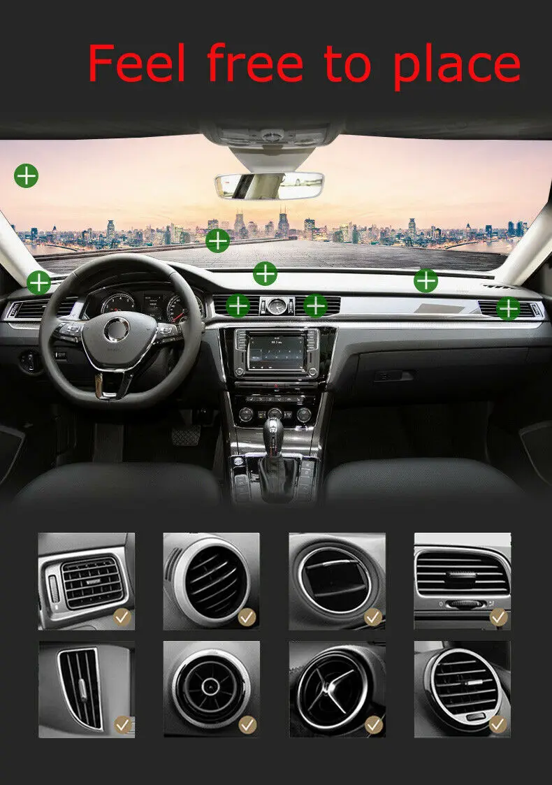 Вращающийся на 360 ° Автомобильный держатель для телефона с присоской лобовое