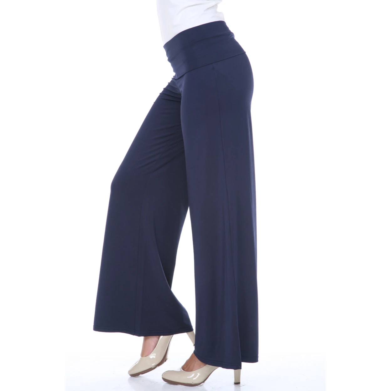 Брюки Палаццо темно синий|Штаны для сна| |