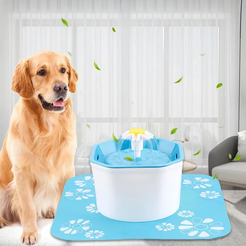 

1.6L Automatic Pet Water Dispenser Dog Cat Water Dispenser Flower Shape Ultra Quiet Electric Water Feeder