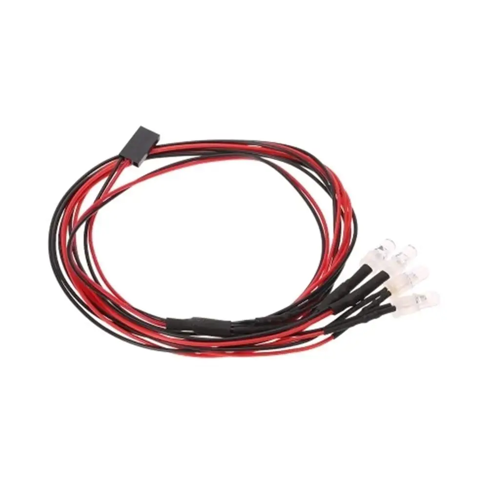 Комплект светодиодных светильников 4 2 белые красные для 1/10 1/8 Traxxas HSP Redcat RC4WD Tamiya