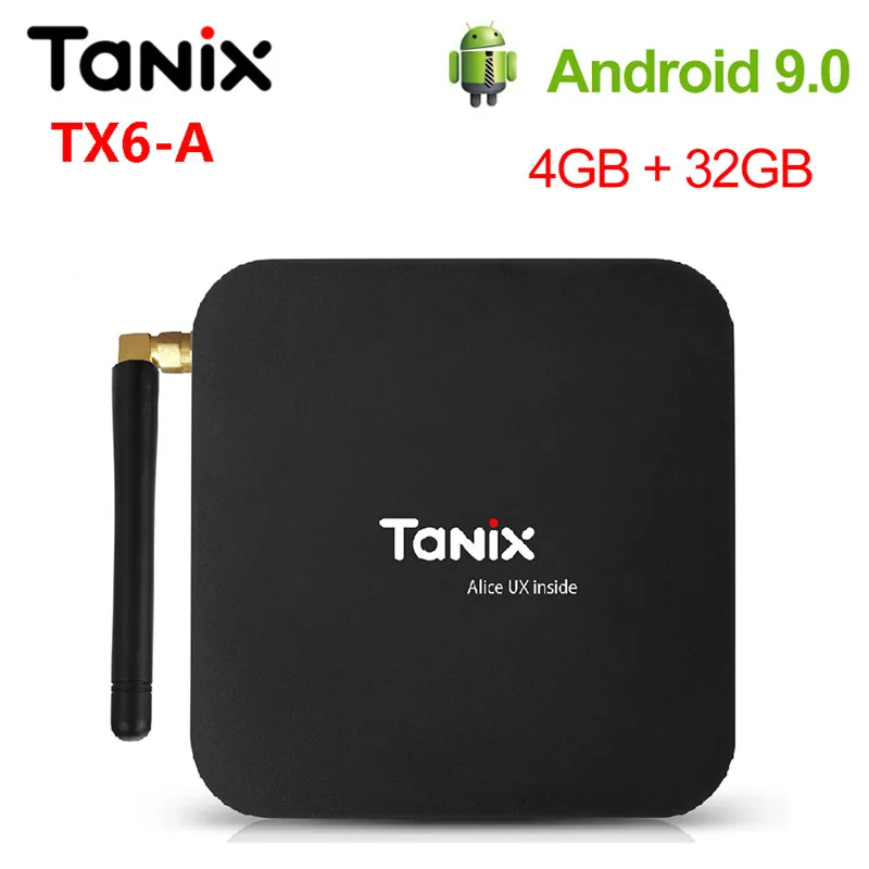 ТВ приставка Tanix Update TX6 A Android 9 0 Allwinner H6 4 Гб 64 2 ГГц WiFi BT4.1 поддержка 4K H.265 Bluetooth WIFI TV BOX