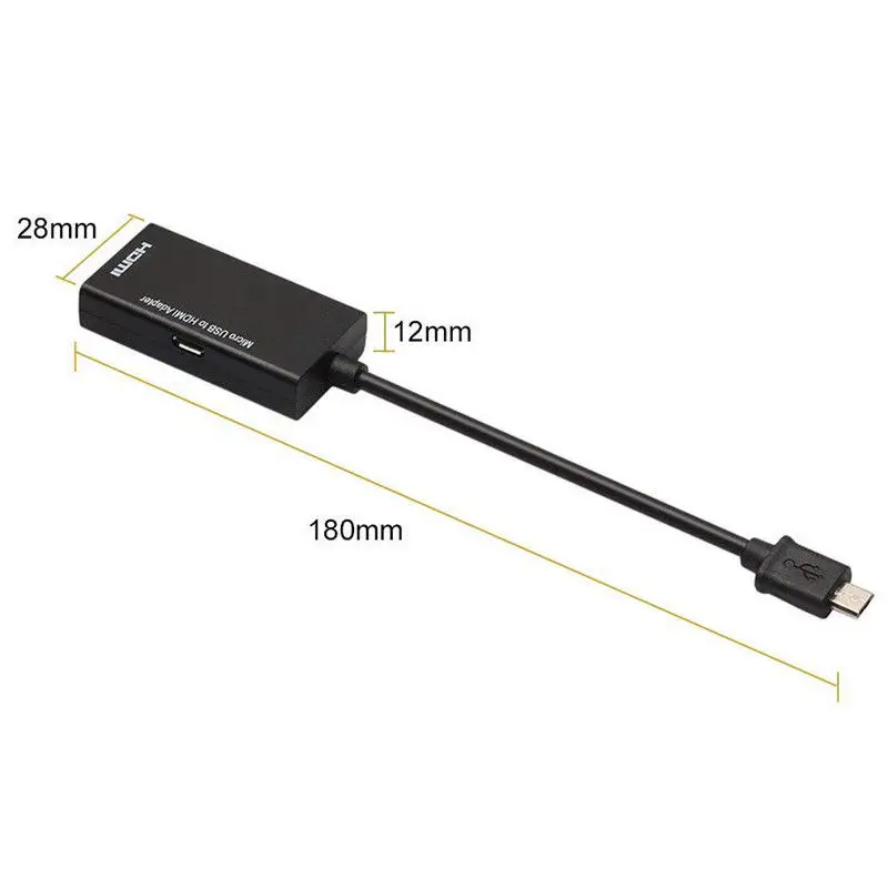 Горячая 2019 Micro USB к HDMI кабель MHL адаптер для Android телефон LG huawei Samsung Sonny HTC | Мобильные