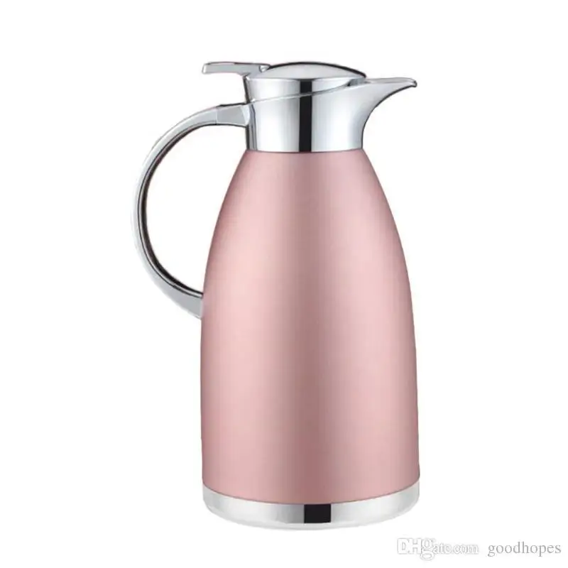 Термос из нержавеющей стали тепловой Кофе Carafe 2.3l большой емкости бутылки горячей