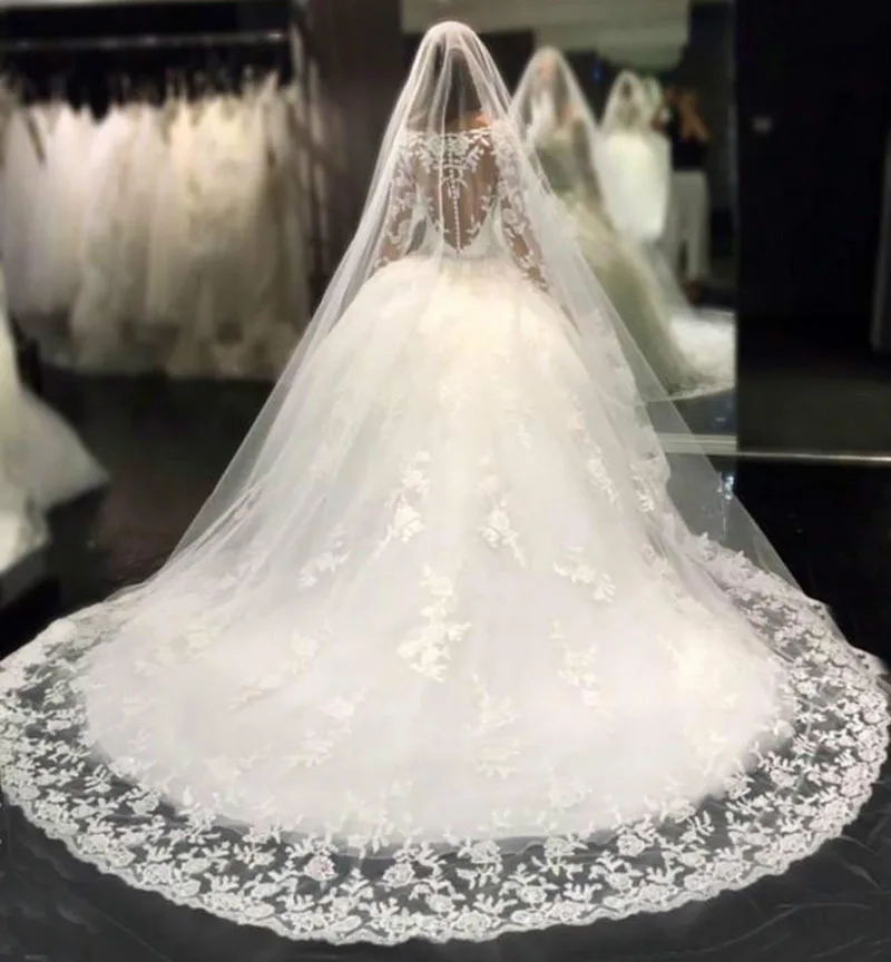 Vestido De Noiva Роскошные Бисероплетение лёгкие Свадебные платья прозрачный тюль