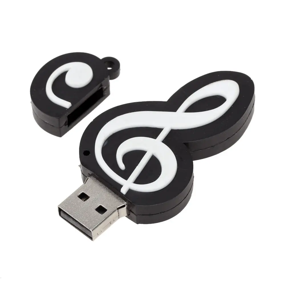 USB 2 0 палка Милая мультяшная карта памяти символ нот музыки Память внешний флэш