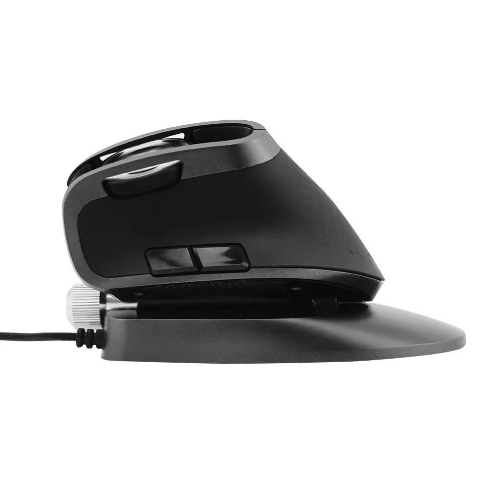 Вертикальная мышь Delux M618X Проводная эргономичная Мышь 6D компьютер игровая
