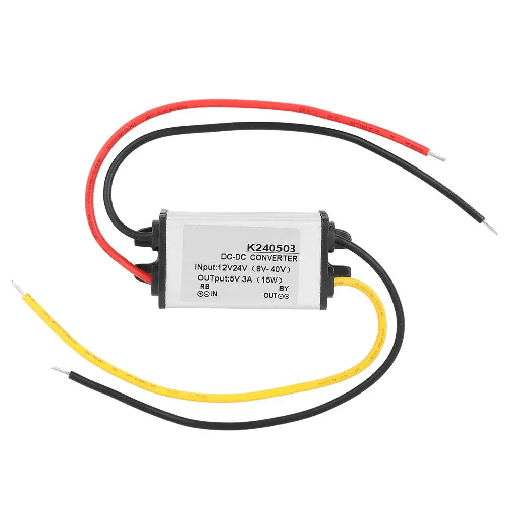 DC 12V/24V to 5V 3A преобразователь понижающий модуль питания преобразователи 2019 новый