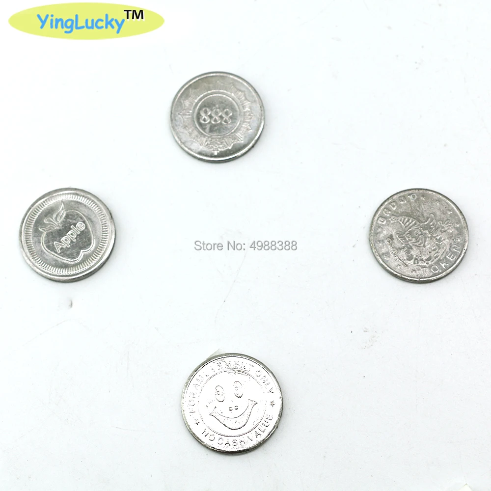 Yinglucky 100 шт. аркадная игра монета игровая машина 25*1 85 мм токены из нержавеющей