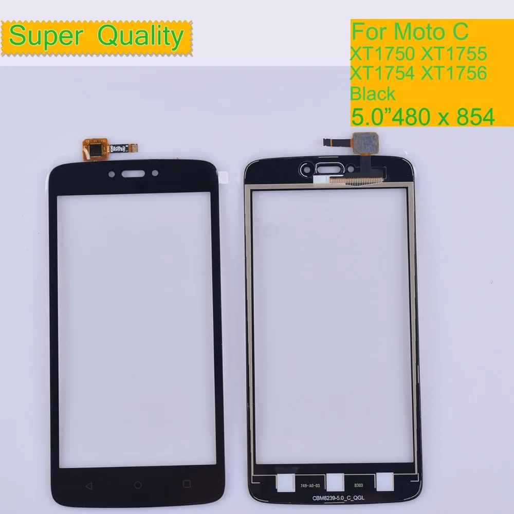 10 шт./лот 5 0 &quotдля Motorola Moto C Touch XT1750 XT1755 XT1754 XT1756 сенсорный экран дигитайзер стекло