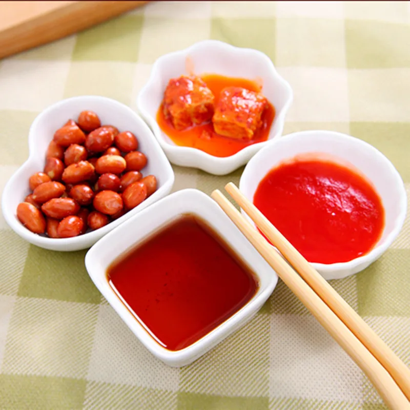 Японская посуда керамическая тарелка приправленное блюдо уксус соус для еды