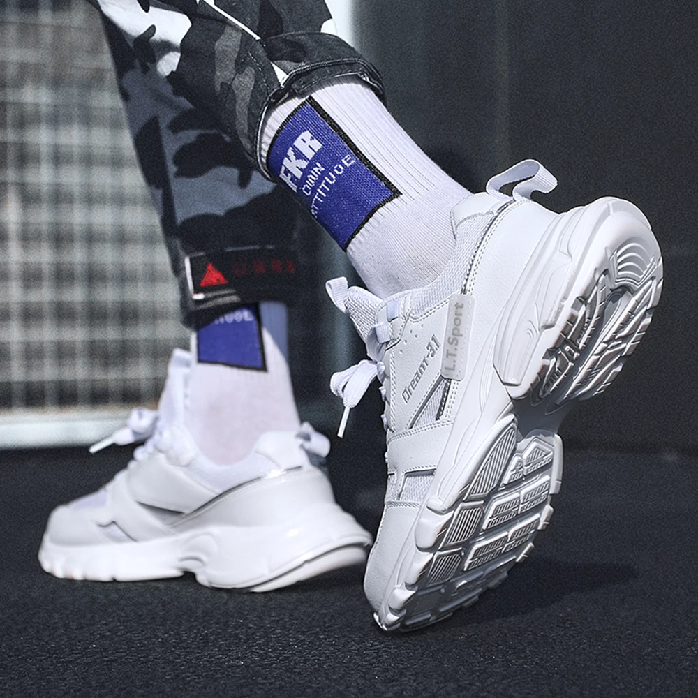 2019 New large size wear leisure sneakers men Breathable Light Running shoes chaussure homme Lightweight Tenis Walking | Обувь