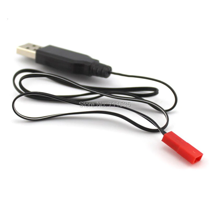 USB кабель для зарядки 3 7 в Штекер JST зарядное устройство с индисветильник защита