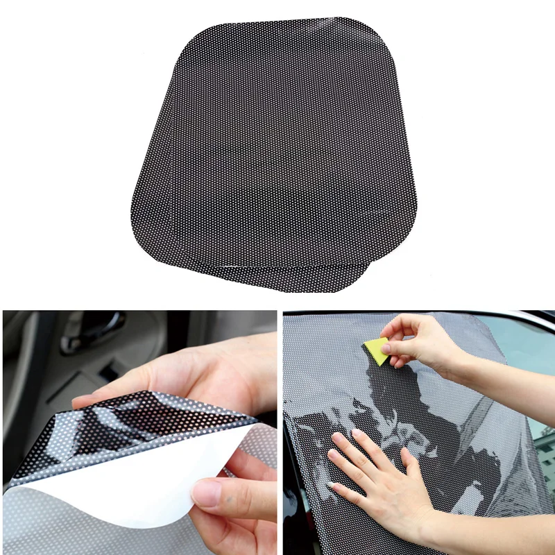 2 шт автомобиля занавес стикер для лобового стекла Солнцезащитный УФ-защита авто