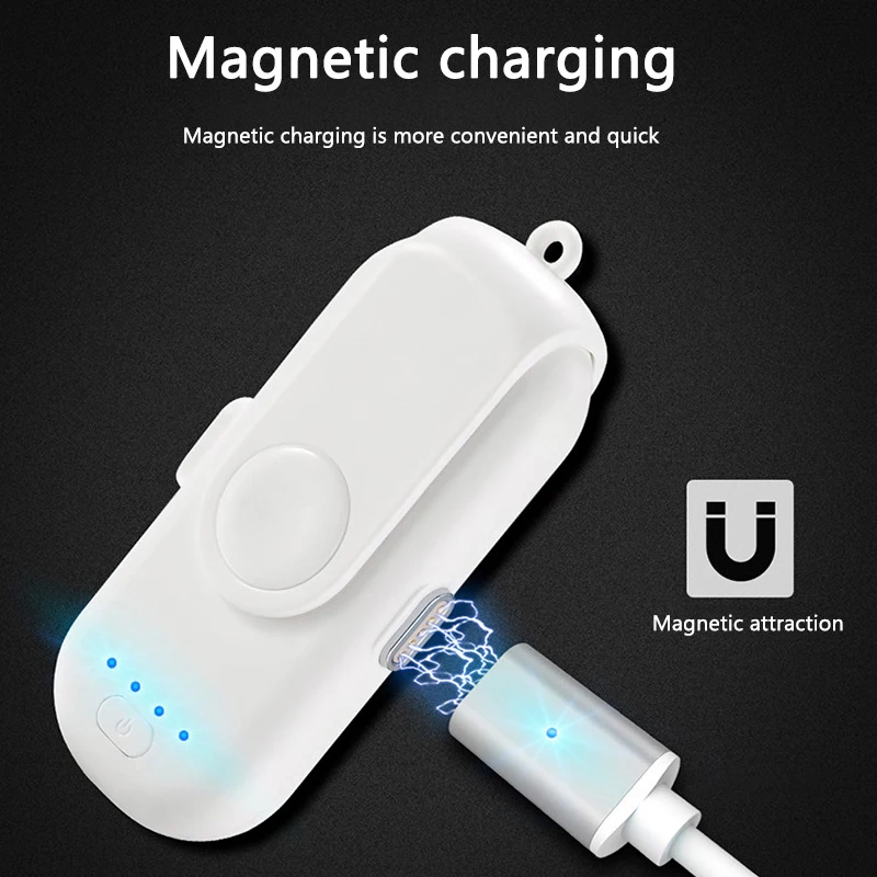 Магнитная запасные аккумуляторы для телефонов iPhone/Micro USB/Тип C мини магнит мАч 1000