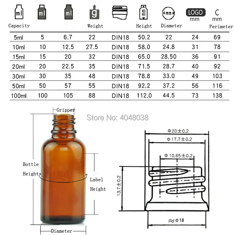 Многоразовый косметический контейнер пустой флакон для духов ароматов стекло с